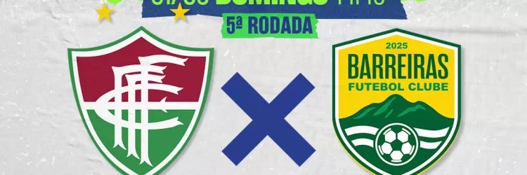 Fluminense e Barreiras neste domingo pela Série B na TVE