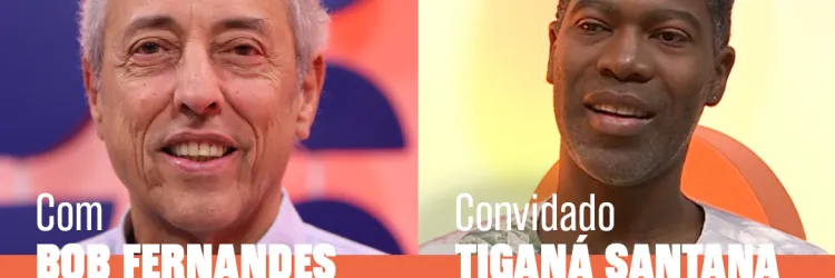 TVE Entrevista com Bob Fernandes recebe Tiganá Santana