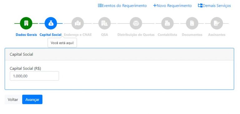 Imagem passo a passo