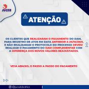 Comunicado importante - Dam complementar - site