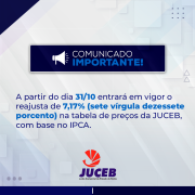 comunicado-juceb--reajuste-tabeça-de-preço