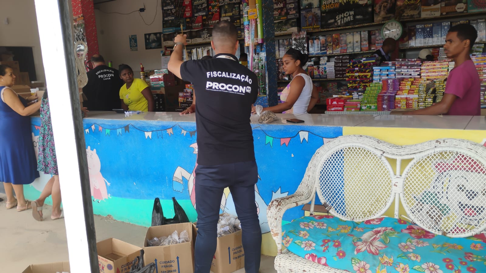 Procon- Fiscalização Fogos de artificio