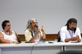 reunião de escuta das lideranças comunitárias do Nordeste de Amaralina