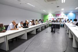 reunião de escuta das lideranças comunitárias do Nordeste de Amaralina