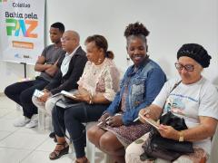 Coletivo Bahia pela Paz capacita associações de Feira de Santana 