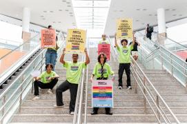 Nova Rodoviária de Salvador recebe mobilização para combater a LGBTFobia