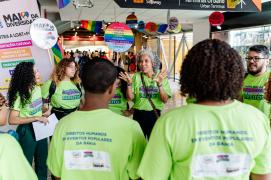 Nova Rodoviária de Salvador recebe mobilização para combater a LGBTFobia