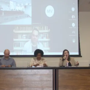 Mesa de abertura do Seminário do Plano Decenal dos Direitos Humanos de Crianças e Adolescentes 