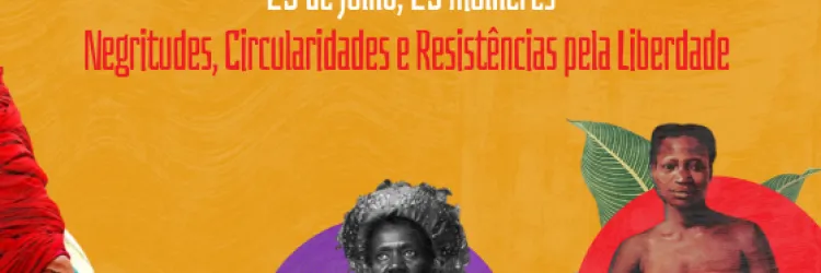 Imagem mostra Tereza de Benguela, Elza Soares e Carolina Maria de Jesus. Divulga-se a exposição 25 de julho, 25 mulheres, promovida pela SJDH