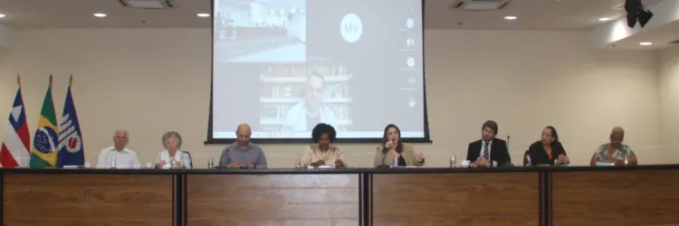 Mesa de abertura do Seminário do Plano Decenal dos Direitos Humanos de Crianças e Adolescentes 