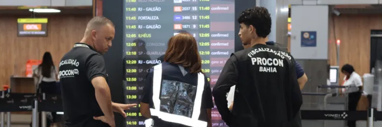 Procon-Ba monitora e fiscaliza voos no Aeroporto Internacional de Salvador
