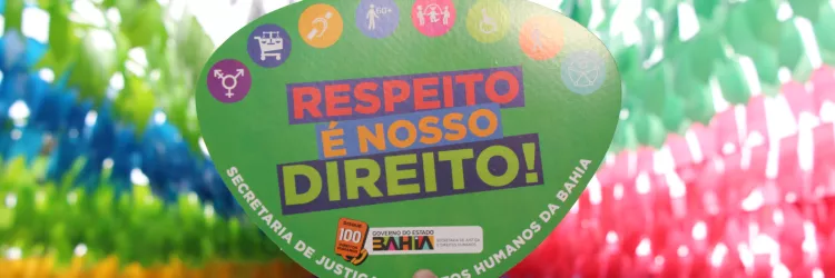 Mobilização com ventarola do respeito é nosso direito 