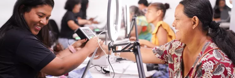 Atendimento na Caravana 