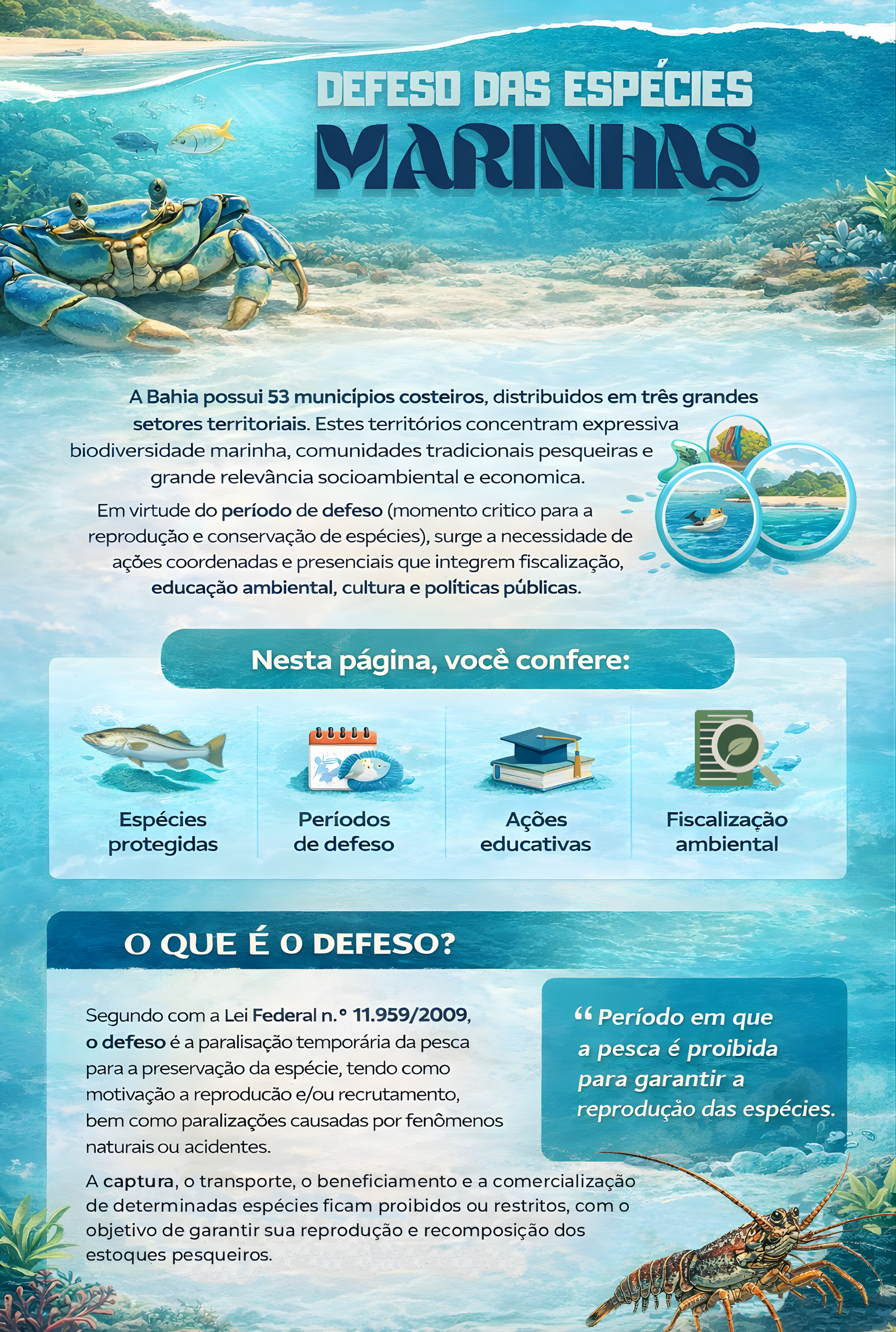 Defeso das Espécies Marinhas