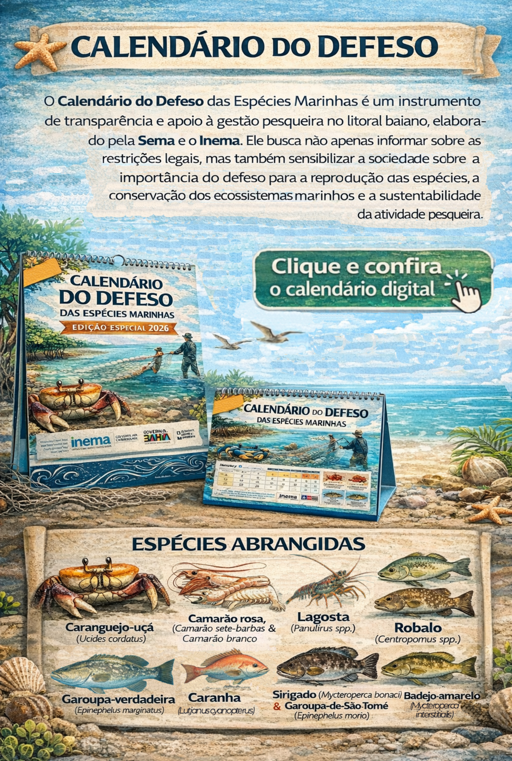 Defeso das Espécies Marinhas