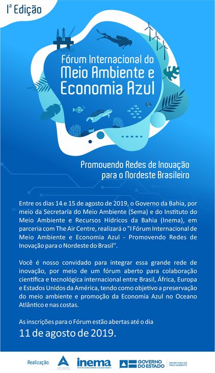 I Fórum Internacional de Meio Ambiente e Economia Azul