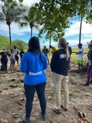 Sema, pesquisadores e integrantes do grupo Maré de Março 