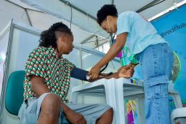 Aferição de pressão no Carnaval da Bahia, Campo Grande