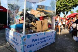 Sacolas ecológicas marcam ação ambiental nas celebrações de Yemanjá e reforçam combate ao lixo no mar