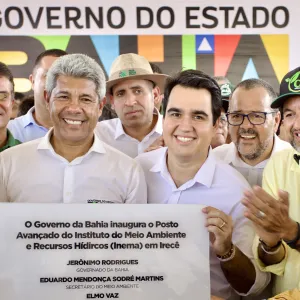 Governador Jerônimo Rodrigues inaugura Posto Avançado do Inema em Irecê