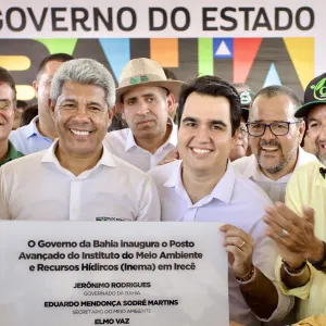 Governador Jerônimo Rodrigues inaugura Posto Avançado do Inema em Irecê