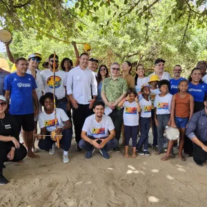 Bahia recebe delegação francesa e fortalece parcerias para a restauração de corais na Baía de Todos-os-Santos