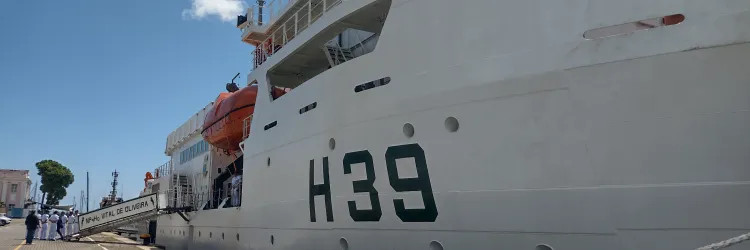 Sema fortalece diálogo e iniciativa sobre a Economia do Mar em evento a bordo do navio Hidroceanográfico 'Vital de Oliveira'