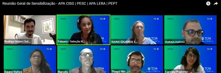 Sema e Inema apresentam detalhes sobre execução do TCSA Porto Sul em encontro online