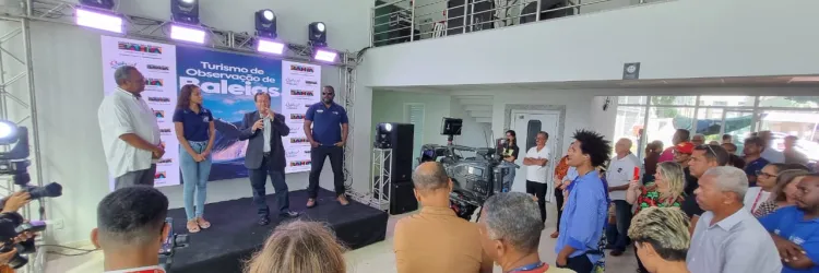 Sema participa da abertura da temporada baiana do turismo de observação de baleias