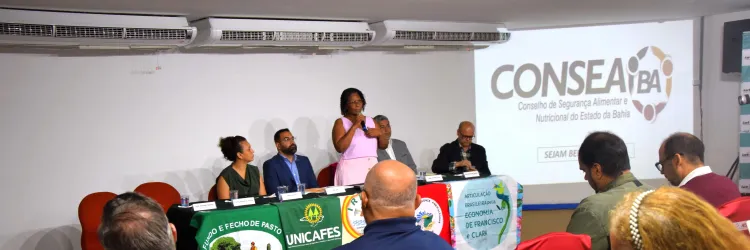 Plenária do CONSEA-BA: Sema e Inema analisam desafios climáticos para a Segurança Alimentar da Bahia