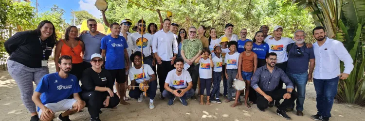 Bahia recebe delegação francesa e fortalece parcerias para a restauração de corais na Baía de Todos-os-Santos