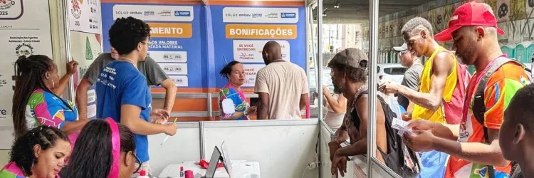 Coleta de recicláveis segue impulsionando sustentabilidade durante o carnaval