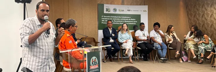 Sema participa do II Encontro dos Catadores e Catadoras de Materiais Recicláveis da Bahia