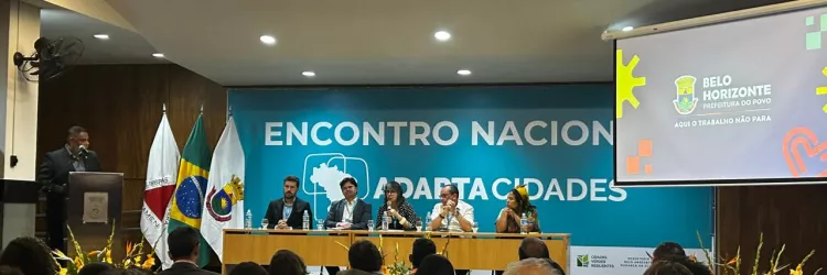 Bahia reforça protagonismo na agenda de adaptação climática durante o Encontro Nacional AdaptaCidades em Belo Horizonte