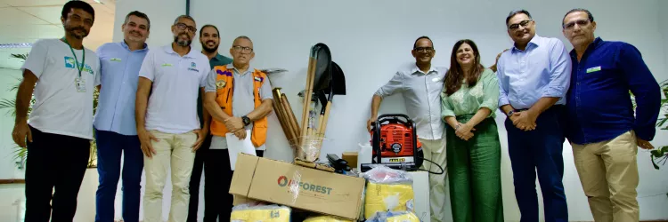 Entrega de EPIs do Programa Bahia Sem Fogo reforça prevenção e combate a incêndios florestais em Ituberá