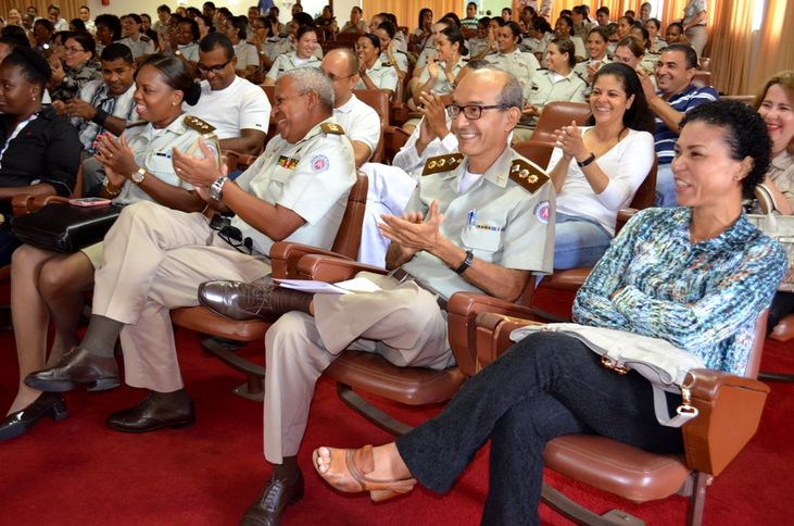 Titular da SPM, em recente encontro com o Centro Maria Felipa