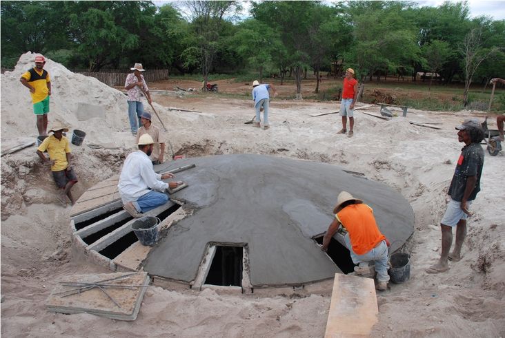 Implantação de cisternas
