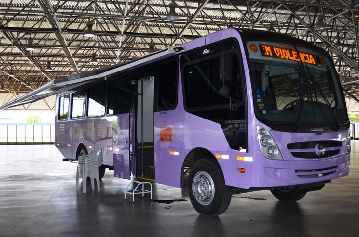 Unidade móvel do Programa Mulher, Viver sem Violência