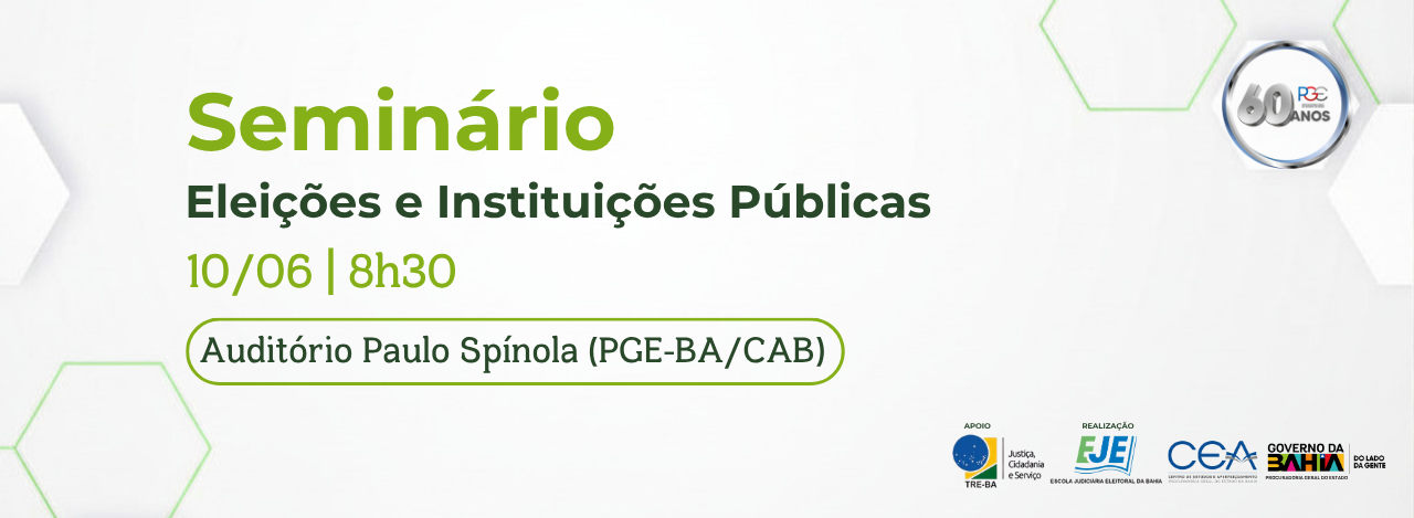 Seminário - Eleições e Instituições Públicas