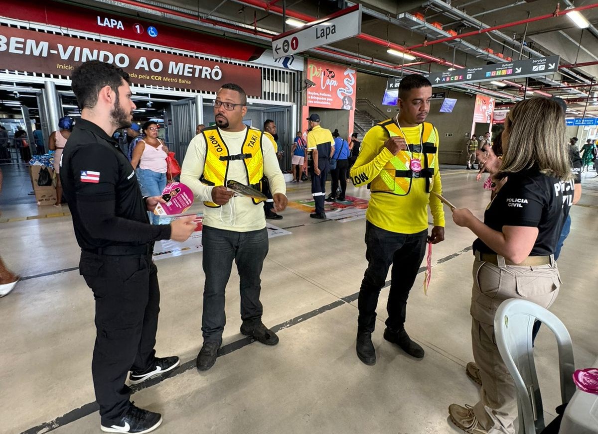 A atividade destaca o 18º aniversário da Lei Maria da Penha