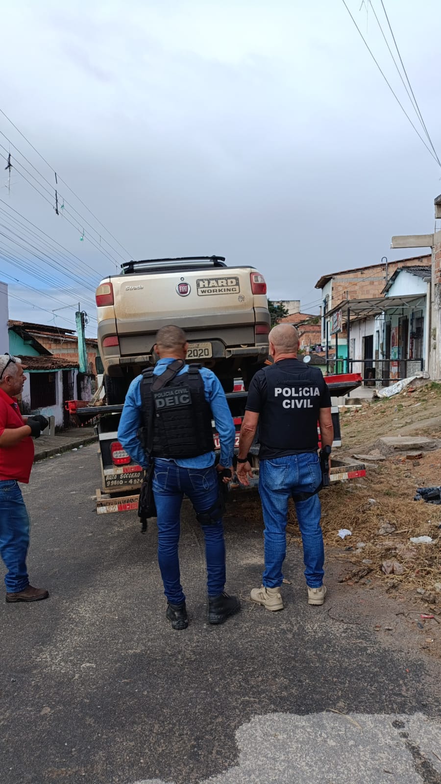 Carro recuperado pela PCBA