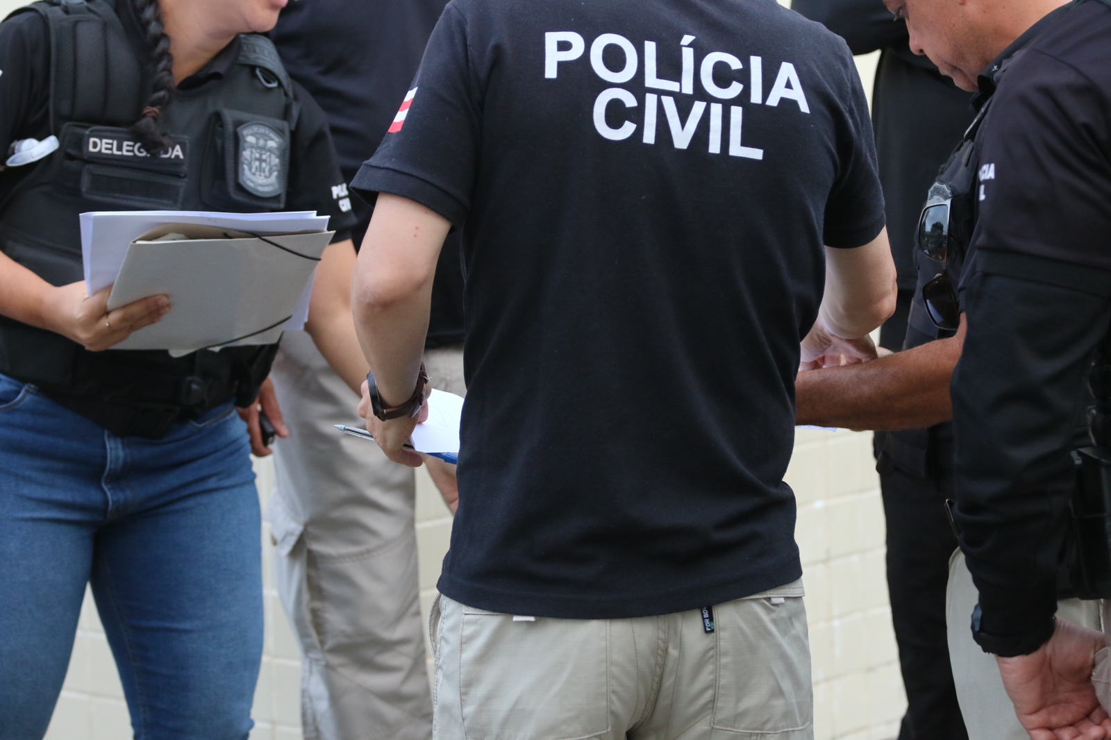 Policiais em campo