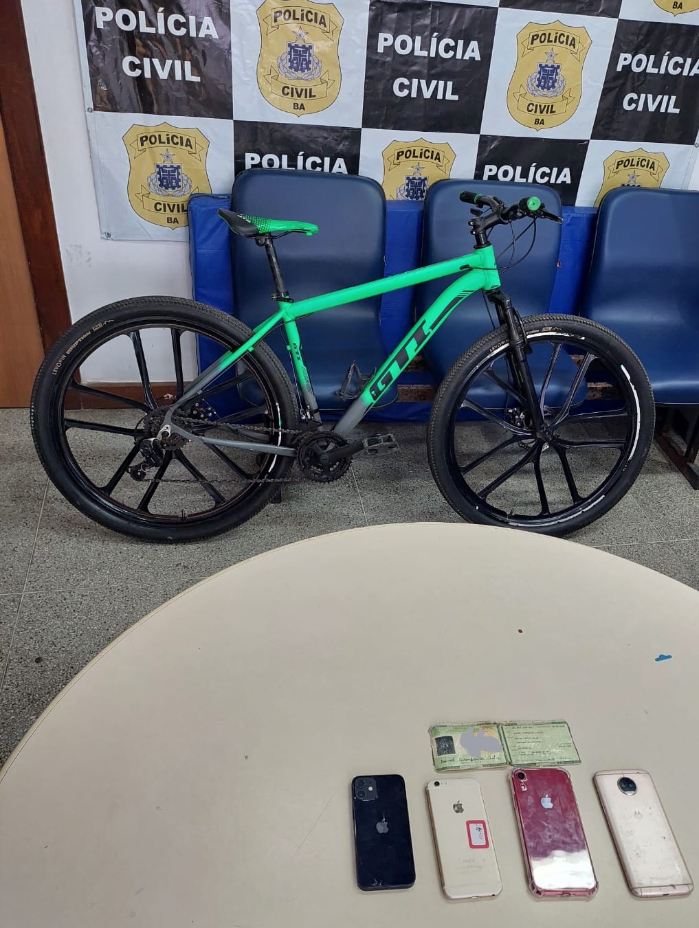 Material apresentado na unidade