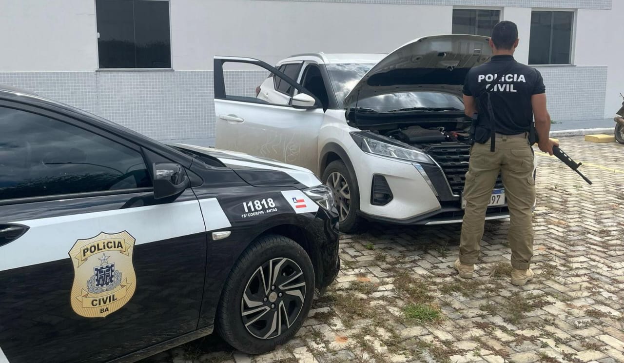 Veículo apreendido pela PCBA