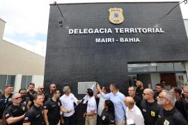 Inauguração da nova delegacia de Mairi