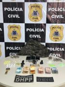 Materiais apreendidos