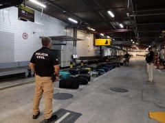 A ação realizada pelo Denarc, com o apoio da Core, PF e RF