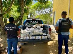Os entorpecentes destruídos foram apreendidos durante ações da 4ª Coorpin naquela região