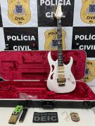 Polícia Civil recupera guitarra rara
