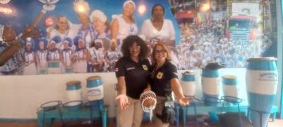 Investigadoras da Polícia Civil são homenageadas pelo Afoxé Filhas de Gandhy